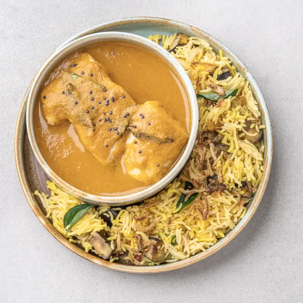 Maharashtrian Fish Masala With Vangibath